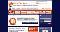 Desktop Screenshot of foodcareers.net
